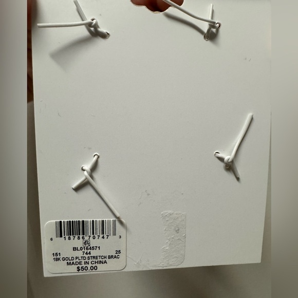 And Now This 18K Gold Over Brass Bracelet - Picture 3 of 3